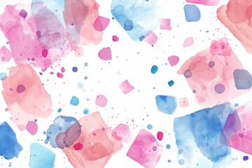 Creative Watercolor Abstract Graphic Art Texture Shape Print Modern Vintage Fashion Backdrop Fabric Beautiful Vector Geometric Minimal Blue Concept Trendy Nature Simple Artistic Paint Summer Web Decor