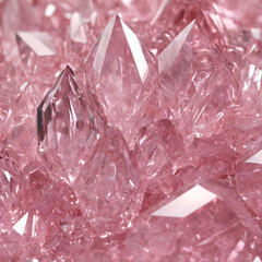 Beautiful pink crystal background