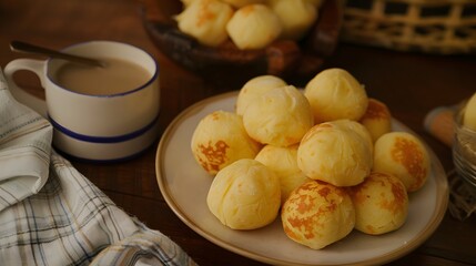 pão de queijo, Often enjoyed with a cup of coffee or as a side dish