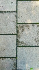 stone floor on the sidewalk