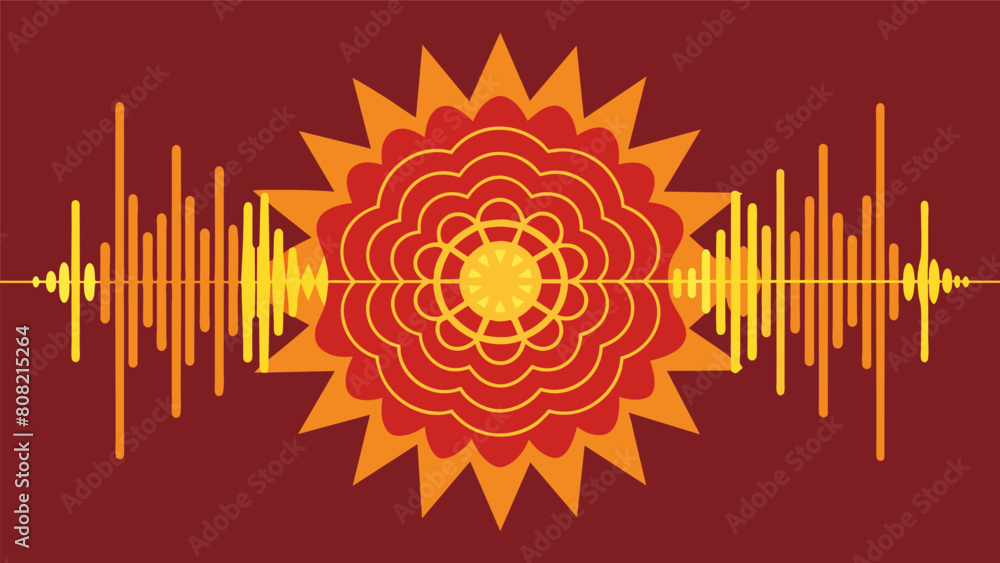 Poster the intricate patterns of the waveform mirror the intricate melodies of a record weaving together to
