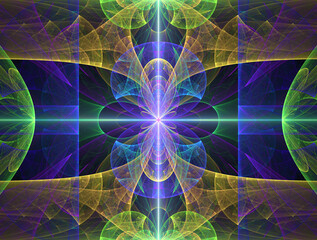 Imaginatory fractal abstract background Image