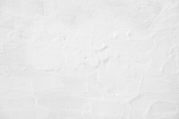White abstract texture on canvas, background