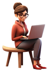 PNG Sitting laptop furniture computer.