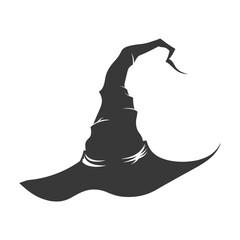 Silhouette Witch hat black color only