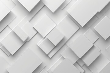 Minimalist Geometric Elegance: White and Grey Abstract