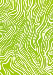 Fototapeta premium zebra lime green white geomorphology patterns golden mean geo attribution paper texture map key currents pronounced contours
