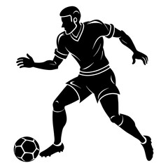 football player silhouette