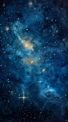 star sky cross starry space nebula insanely key center blue wall filters pillars creation telescope hand tinted large canvas little prince