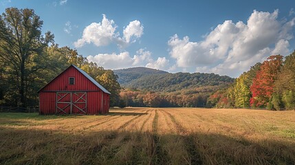 Enchanting beauty of the Blue Ridge Mountains in Virginia