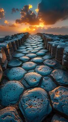 Enchanting beauty of the Giants Causeway in Northern Ireland