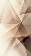 Sleek abstract wallpaper with sharp gradient transitions from light beige to mocha