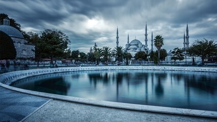 Time Lapse: The Blue Mosque (Sultan Ahmed Mosque), Istanbul - 4K UHD image 