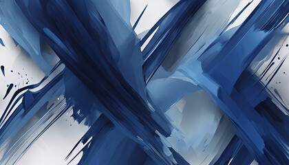 Obraz premium overlapping dark blue abstract background