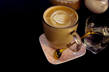photography of coffee with milk