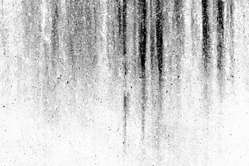 Vintage Weathered Concrete Wall Texture, Black and White Grunge Background with Dust Noise Grain Effect