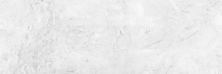 High-Resolution Panoramic Abstract Texture Background of White and Gray Cement Wall and Floor