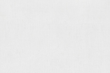 Seamless White Cotton Fabric Texture Background