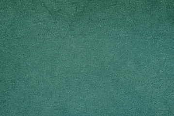 Seamless Solid Background of Green Wool Texture Fabric