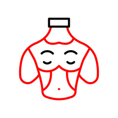 Chest  Vector Line Two Color Icon