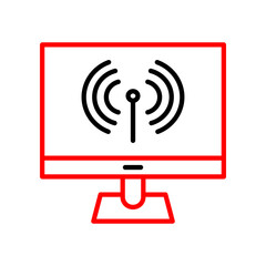 Sensors  Vector Line Two Color Icon