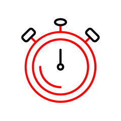 Efficiency Measure  Vector Line Two Color Icon