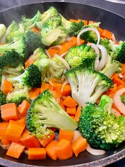 broccoli and carrot