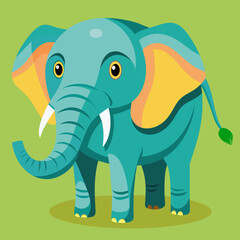  A animal-elephant logo icons vector illustration