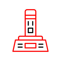 Joystick  Vector Line Two Color Icon