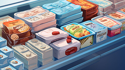 Develop a protocol for managing recalls of frozen products. - obrazy, fototapety, plakaty