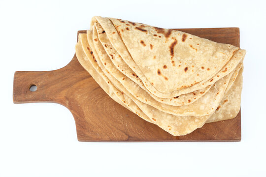 Indian Chapati /Indian flat bread or Gehu Roti. It's a Healthy fiber rich traditional Indian food