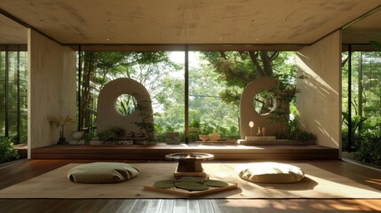 Fototapeta premium inspired Meditation Room