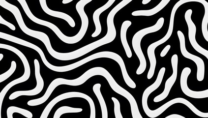 black and white seamless pattern