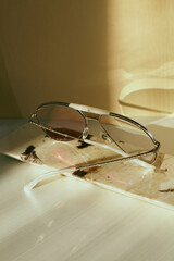transparent aviator glasses 