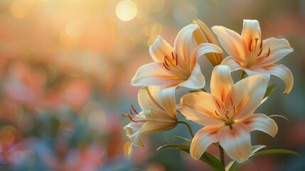 Obraz premium Two Flowers in a Vase