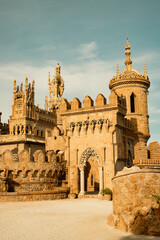  Colomares castle in Benalmadena, dedicated of Christopher Columbus - Spain