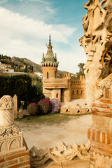  Colomares castle in Benalmadena, dedicated of Christopher Columbus - Spain