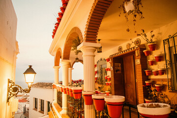 picturesque village of  Mijas. Costa del Sol, Andalusia, Spain