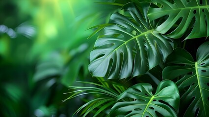Botanical illustration of a large indoor plant with dark green leaves. Concept Botanical Illustration, Indoor Plant, Large Leaves, Dark Green, Art, Nature