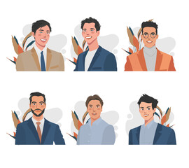 men-characters-flat-illustration