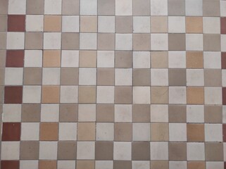 Cobblestone texture. Gray paving stones outside close-up. Design blank