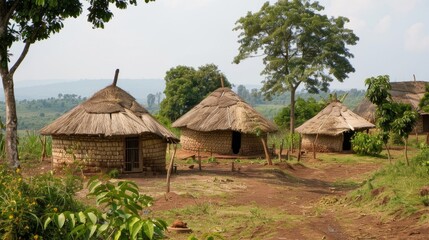 Haussa Village huts