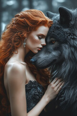 Portrait Beautiful Fantasy Woman With