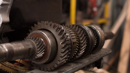 photography of gears, machinery