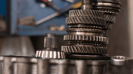 photography of gears, machinery