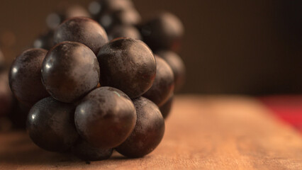 grapes in close-up, grape texture