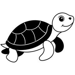 turtle background vector illustration