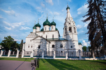 Fototapeta premium Elias Church in Yaroslavl, Golden Ring Russia.