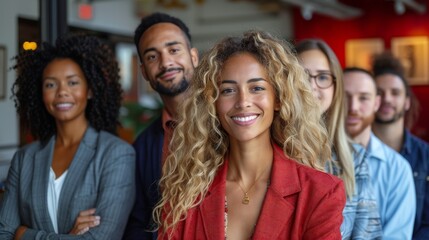 Fototapeta premium Group of People Standing Next to Each Other