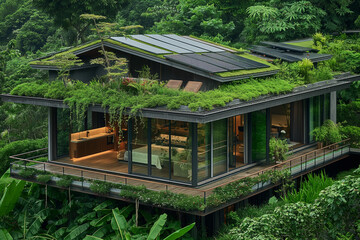 Sustainable living with a focus on solar power and eco-design